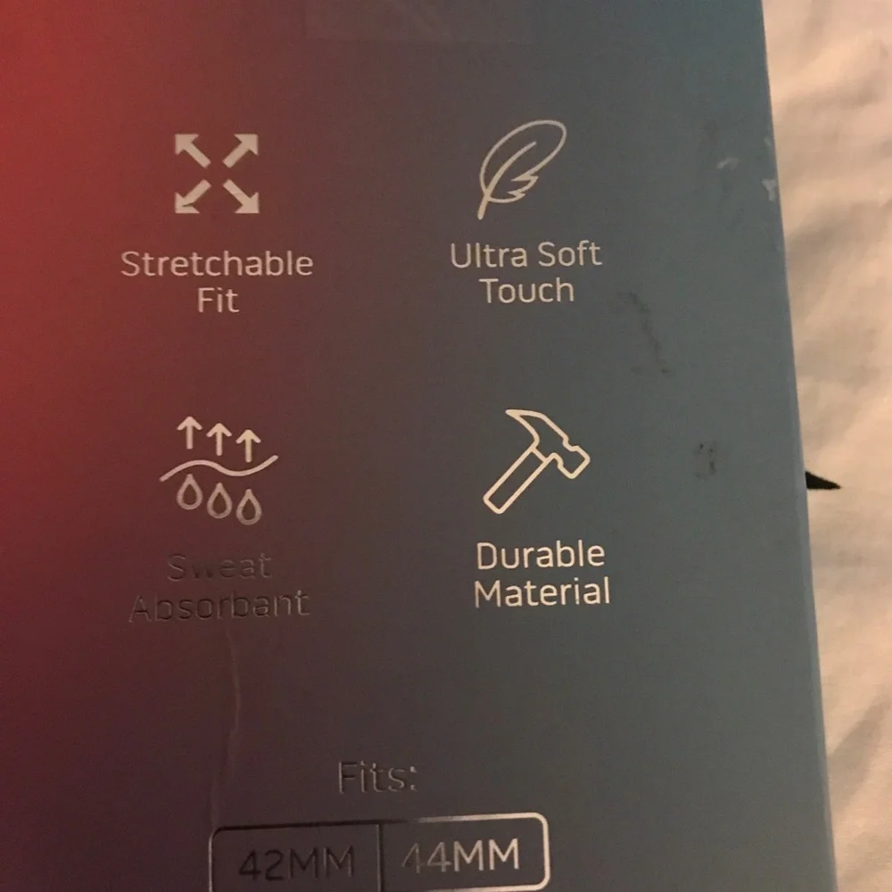Apple watch stretch pastel 42mm-44mm.Box opened but not used. Pride Rainbow